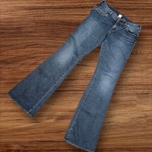 Silver Jeans Vintage Blue Lowrise Bootcut Wide Leg Denim Jeans